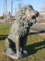 Fiberglass Aslan Heykeli 1
